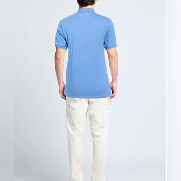 Polo by Ralph Lauren Men's Blue Custom Slim Fit Polo Shirt - Size S - Picture 3 of 4